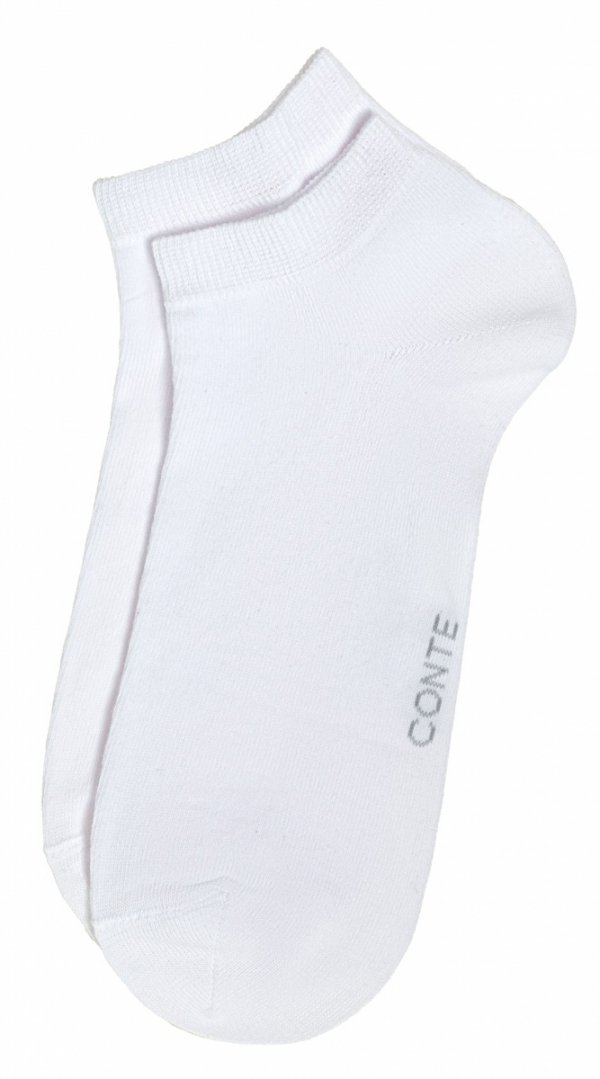 Stopki CONTE – męskie skarpetki z oddychającej bawełny, które nie zsuwają się ze stopy.