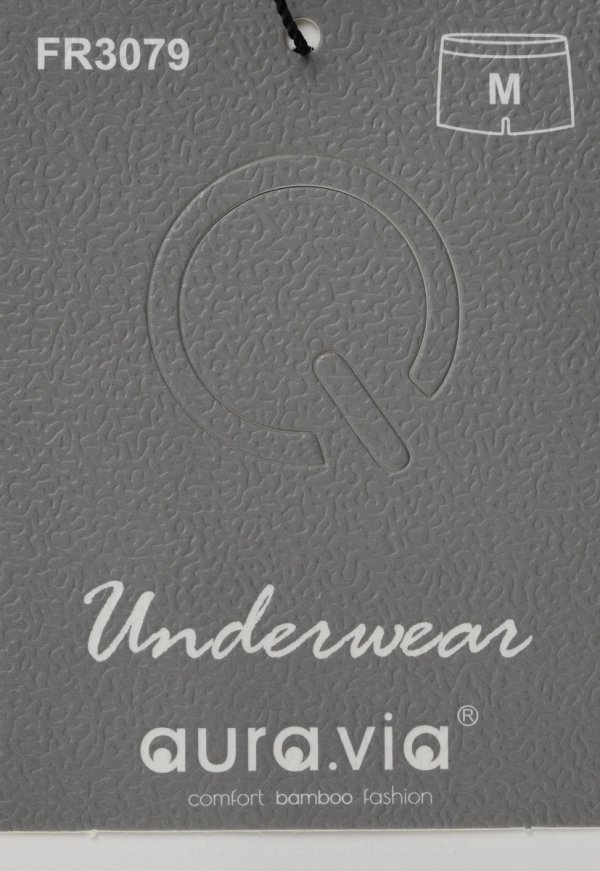 Grafitowe bambusowe 90% bokserki męskie AuraVia–naturalny komfort, rozmiar 3XL