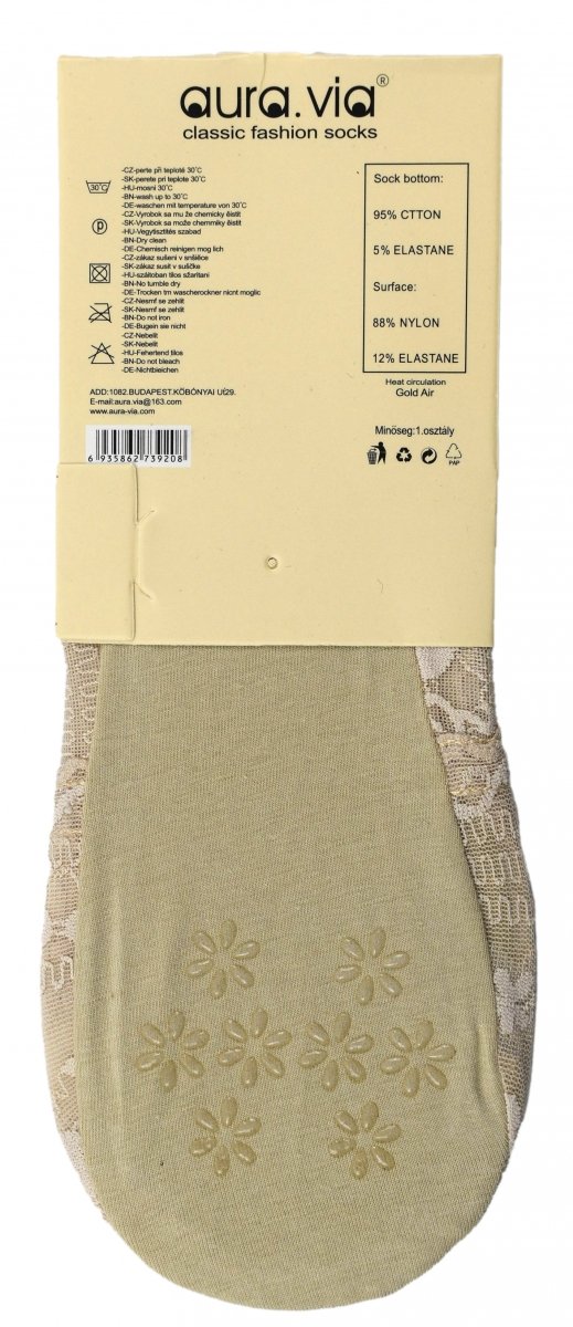 Koronkowe stopki damskie Aura Via – elegancja i wygoda, rozmiar 35-38 