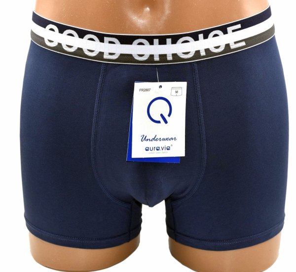 Aura.Via – granatowe bokserki GOOD CHOICE dla nowoczesnego mężczyzny, rozmiar 2XL