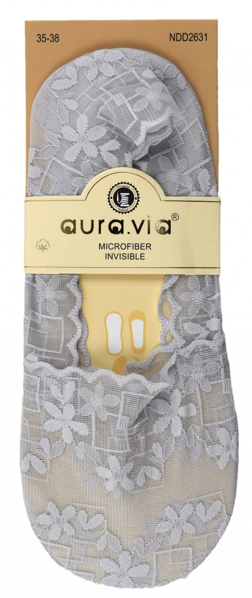 Koronkowe mikrostopki damskie Aura Via – styl i wygoda, rozmiar 35-38 