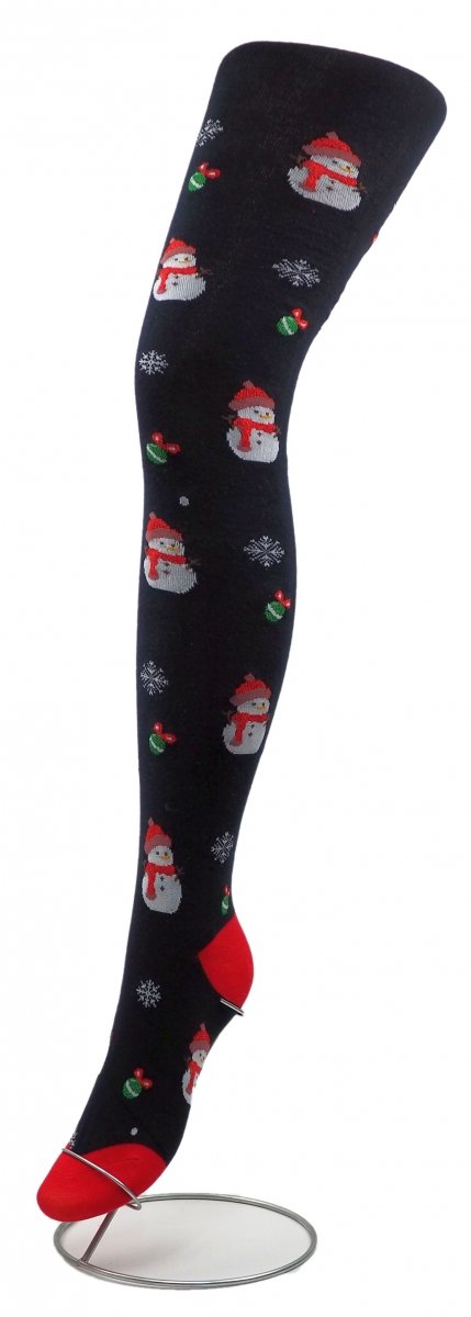 Świąteczne rajstopy z uroczym wzorem–stwórz magiczną atmosferę zimowych dni AuraVia 10-12lat