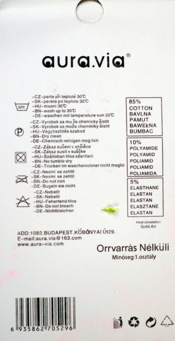 Metka. Skarpety brokat serce, na prezent r 35-38 Aura.via