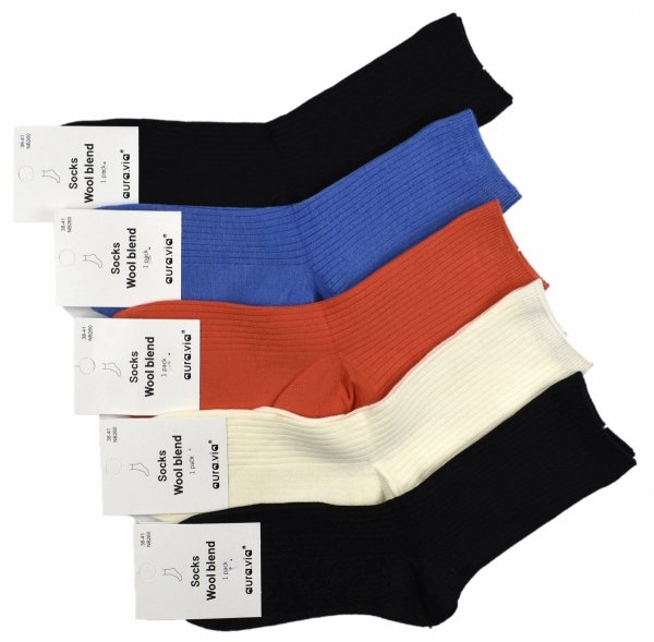 Skarpety  premium delikatne mix 5 par 35-38 AuraVia Skarpetki wełna alpaka