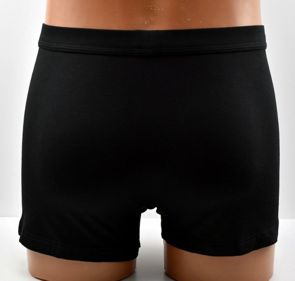 Bambusowe bokserki męskie Aura.Via w kolorze czarnym to klasyka, która nigdy nie wychodzi z mody. Komfort, świeżość i elegancja w jednym.