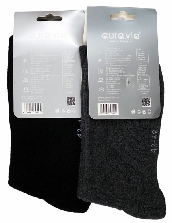 Skarpety Bawełniane Thermo Aura.via FV265 - Ochrona Przed Chłodem 39-42