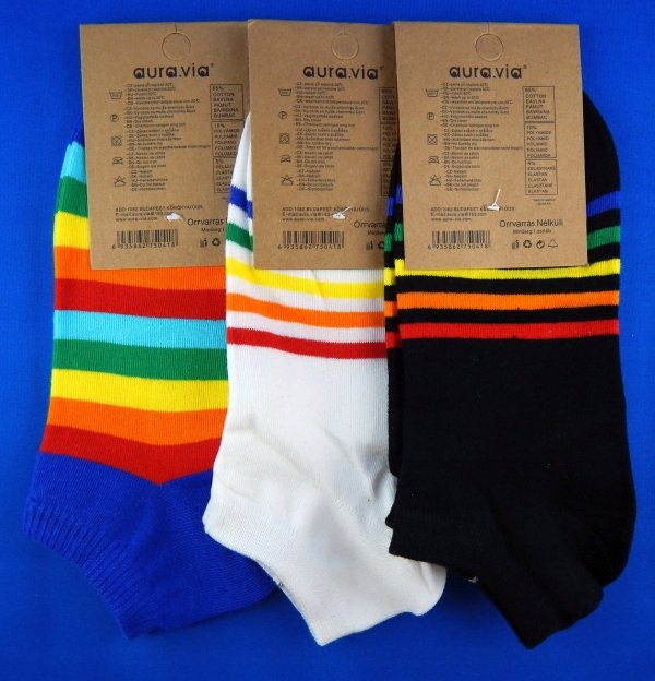 skarpety, stopki tęcza zest 3 par r 38-41 Aura.via