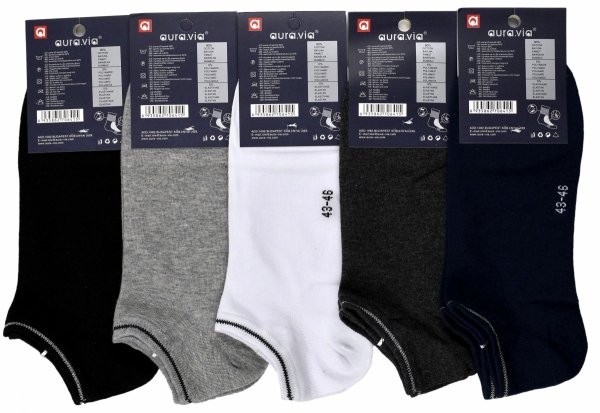 Skarpetki unisex do kostki – miękkie, przewiewne, idealne na co dzień. 90% bawełny i minimalistyczny design.