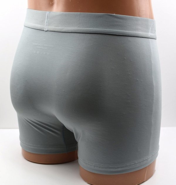 Bokserki męskie Auravia–niebieskie, bambus 85%, pas AttractiveMan, rozmiar 2XL