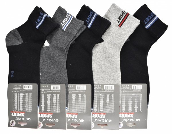 Skarpety bawełniane, model sport 5 par 39-42 Aura.Via skarpetki do ćwiczeń