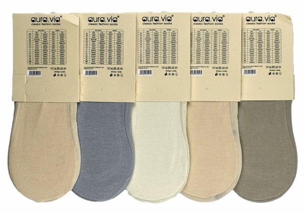 Niewidzialne skarpetki Aura Via – stopki do balerinek i sneakersówt 35-38