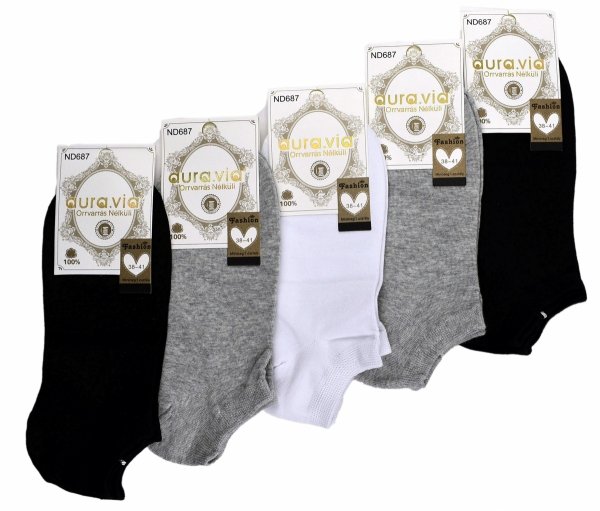 Skaretki, klasyczne stopki, 5 par r 35-38 Aura.via