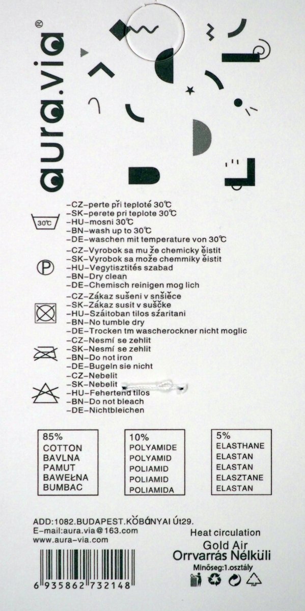 Wykonane z 85% bawełny, skarpetki te są tak miękkie i komfortowe, że Twoje stopy pokochają każdy krok. Dodatkowe 10% poliamidu oraz 5% elastanu zapewnia, że skarpetki idealnie dopasowują się do stopy,.