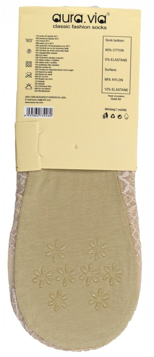 Eleganckie mikrostopki Aura.Via z koronką rozmiar 38-41
