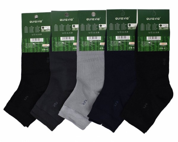 Skarpety męskie z bambusa łączą wygodę i elegancję. Ich subtelny detal pod ściągaczem oraz oddychająca struktura sprawiają, że to must-have w garderobie.