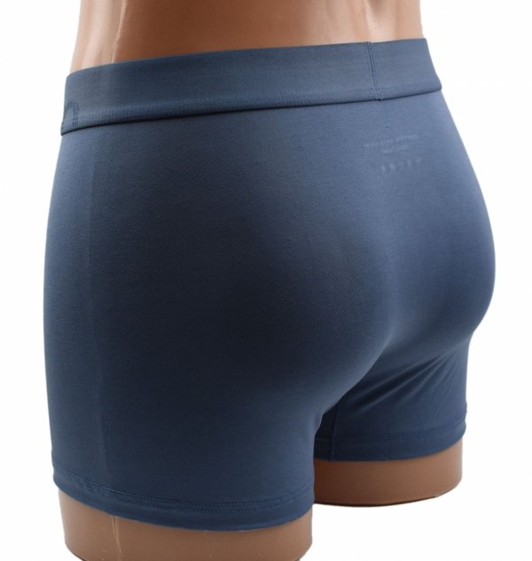 Bokserki męskie Auravia AttractiveMan–bambus, ciemnoniebieskie, gładkie, rozmiar 3XL