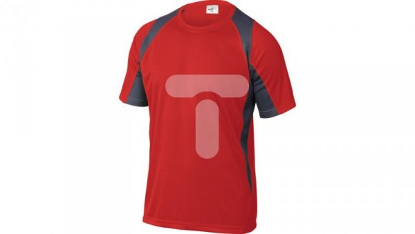T-shirt 100 poliester BALI, kolor: czerwono-szary, rozmiar: M / BALIRGTM