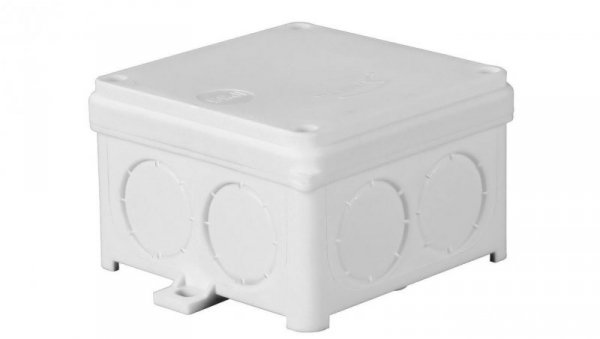 Puszka n/t hermetyczna pusta 88x88x55mm IP67 biała N80x80S odporna na UV 35133206