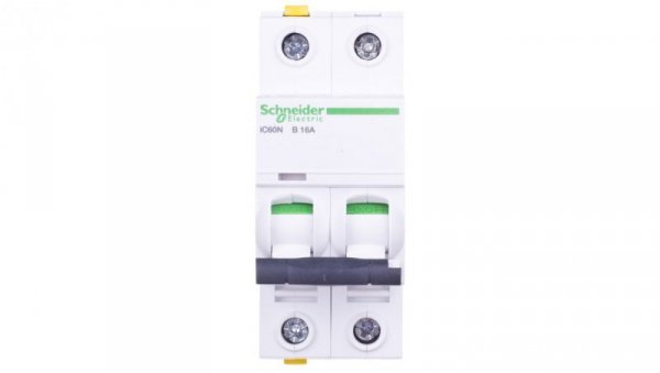 Wyłącznik nadprądowy 2P B 16A 6kA AC iC60N-B16-2 A9F03216