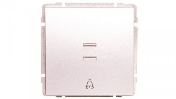 KOS66 Przycisk /dzwonek/ podświetlany aluminium 624014