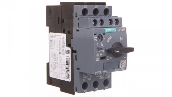 Wyłącznik silnikowy 3P 0,9-1,25A 1Z 1R S00 3RV2011-0KA15