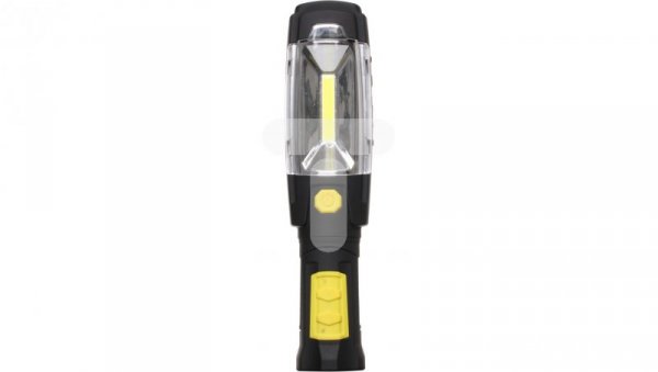 Lampa warsztatowa akumulatorowa LED COB 3W 2,6Ah Li-Ion /+ powerbank, hak, magnes/ LW-1PBR