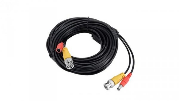 Kabel przyłącze CCTV wtyk BNC+wtyk DC / wtyk BNC+gniazdo DC BNK30 /5m/