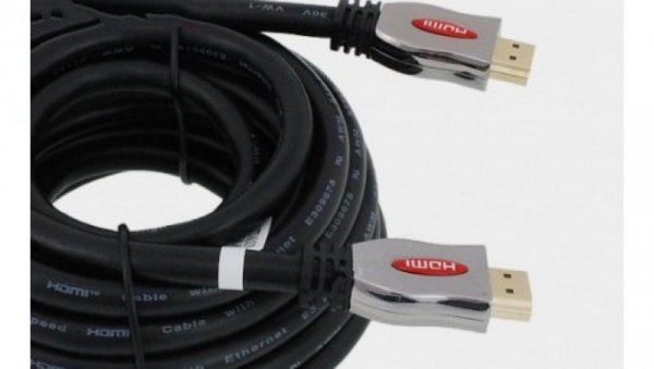 Kabel przyłącze ultra HDMI V2.0 28AWG 600MHz 18Gbit/s 3D HDMI kanał zwrotny audio ARC Ethernet złocone HDK60 /20m/