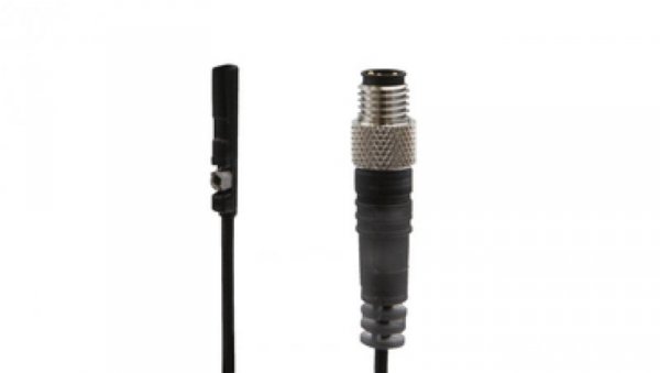 Czujnik magnetyczny na cylinder zaokrąglony rowek 3,75mm O3,6mm 24mm 10-30V DC 80 C 1x PNP NO kabel M8 3-pinowy LED MZR42187