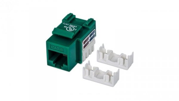 Moduł Keystone RJ45 UTP Cat6 Zielony 210638
