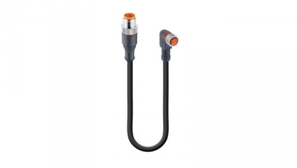 Kabel konfekcjonowany obustronnie zakończony złącza M12 męskie proste M8 żeńskie kątowe 3-pinowe RST 3-RKMWV/LED A 3-224/10 M