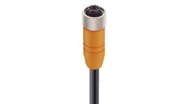 Kabel konfekcjonowany jednostronnie złącze M12 żeńskie proste z gwintowanym połączeniem 5-pinowe PUR RKTS 5-298/30 M