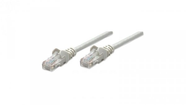 Patchcord Cat6 UTP 1,0M Szary 100 Miedź 340373