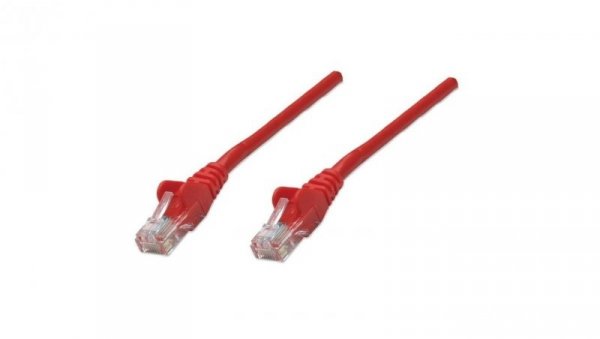 Patch Cord Cat6 UTP 1,0M Czerwony 100 Miedź 342148