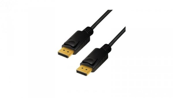 Kabel DisplayPort 1.4 8K 2m Czarny, DP-DP M/M