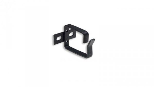 Pojedynczy uchwyt organizer kabli do szaf rack 19, czarny 919586