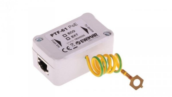 Ogranicznik przepięć gigabitowej sieci LAN, PTF-61-ECO