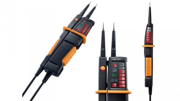 Dwubiegunowy wskaźnik napięcia / Tester napięcia / CAT III / 12 do 690 V / Testo 750-1