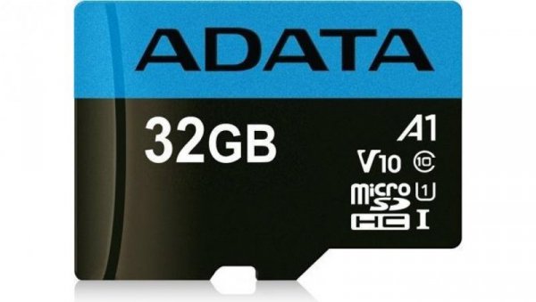 Karta pamięci z adapterem ADATA Premier AUSDH32GUICL10A1-RA1 (32GB Class 10, V10 + adapter)