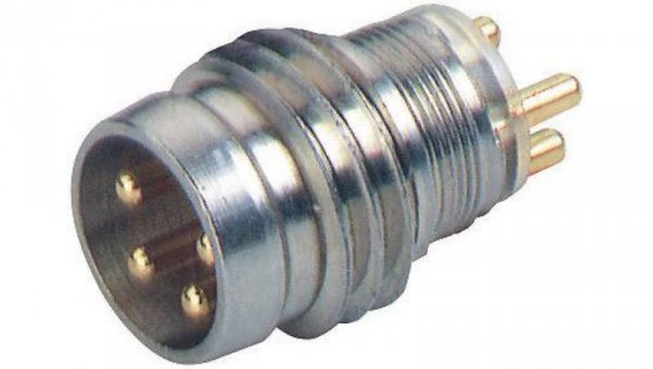 Złącze gniazdowe M8 męskie 4-pinowe kodowanie-A 30 V AC/DC 4A ELST 4408 RV KH