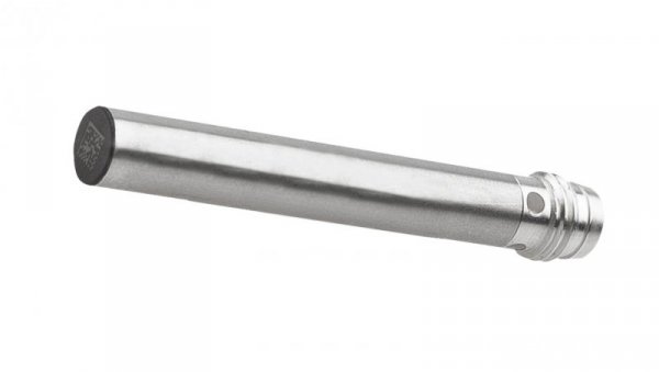Czujnik indukcyjny śr: 6,5 mm dł: 50 mm zabudowany Sn: 2 mm 10-30V DC PNP NO złącze M8 3-pinowy IP67 IB060173