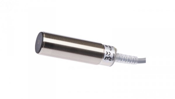Czujnik indukcyjny M18x1 dł: 62 mm zabudowany Sn: 5 mm 10-30V DC PNP NC kabel 2m IP67 IB180200