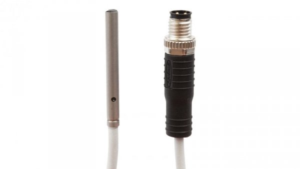 Czujnik optyczny odbiciowy śr: 4mm dł: 36mm Sn: 30-100mm 10-30V DC PNP NO złącze kablowe M8 4-pinowe 0,3m IP67 OTR49176