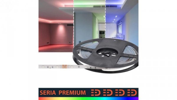 Taśma Premium IP63 12V 30led RGB SMD5050 (5)