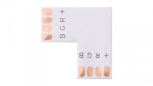 ZŁĄCZKA TAŚMY LED PCB 10mm RGB L