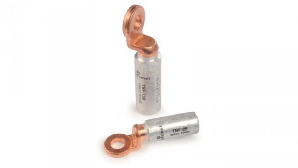 Końcówka kablowa oczkowa CU/AL 120mm2 / Końcówka Bimetal / 110160 AL-CU TBF-120