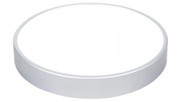 Plafon LED 12W 1150lm 4000-4500K/neutralna IP20 okragły srebrny LED TAURUS-R Silver 12W NW GXPS031