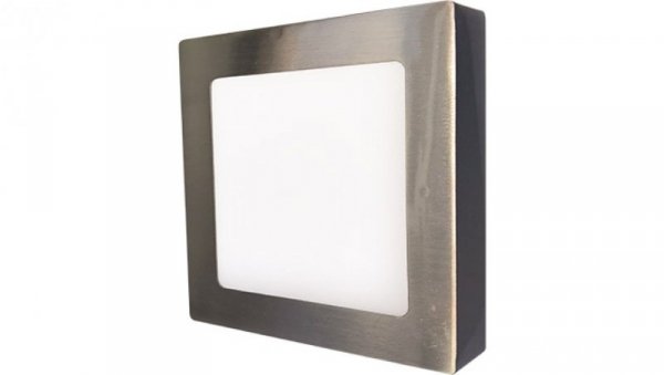 Oprawa nasufitowa LED 12W 850lm 3800K/neutralna IP20 kwadratowy matowy chrom LED60 FENIX-S matt chrome 12W NW GXDW266