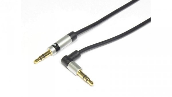 Kabel Jack 3,5 stereo -Jack 3,5 stereo slim kątowy JKJ53 3m