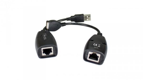 Przedłużacz Extender USB do 50m po Kablu Sieciowym RJ45